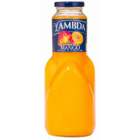 Lambda - Mango Saft 1l Glasflasche hergestellt auf Gran Canaria