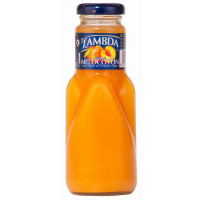Lambda - Melocoton Peach Pfirsich-Saft 250ml Glasflasche hergestellt auf Gran Canaria