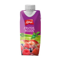 Libby's - Frutos Rojos Stevia sin azucar Rote-Früchte-Saft zuckerfrei 330ml Tetrapack hergestellt auf Teneriffa