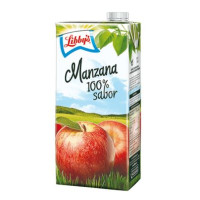 Libby's - Manzana 100% sabor Apfelsaft 1l Tetrapack hergestellt auf Teneriffa