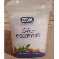 Zelva - Supreme Sal en escamas grobes Salz 175g Becher hergestellt auf Gran Canaria