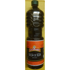 La Comadre - Salsa de Soja Sojasauce 1l PET-Flasche hergestellt auf Teneriffa