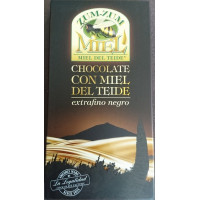 Zum-Zum Miel - Chocolate con Miel de Teide negro Honig-Bitterschokolade 150g Tafel hergestellt auf Teneriffa