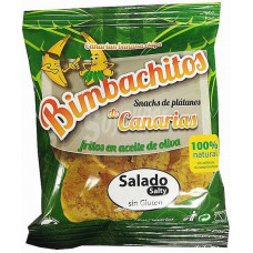 Bimbachitos de Canarias - Salado Salty Bananenchips leicht gesalzen 90g hergestellt auf El Hierro