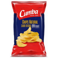 Cumba - Chips Papas Fritas Natural Original Onduladas Con Sal 160g hergestellt auf Gran Canaria
