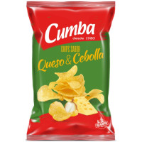Cumba - Chips Queso y Cebolla kanarische Kartoffelchips Käse & Zwiebeln 150g hergestellt auf Gran Canaria