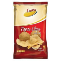 Cumba - Chips 100% Papas de Pais con sal Kartoffelchips gesalzen 120g hergestellt auf Gran Canaria
