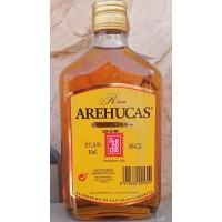 Arehucas - Ron Carta Oro brauner Rum 350ml 37,5% Vol. Flachmann hergestellt auf Gran Canaria