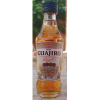 Guajiro - Ron Dorado goldener Rum 37,5% Vol. 50ml Miniaturflasche hergestellt auf Teneriffa