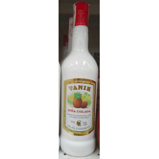 Vanik - Pina Colada Likör 17% Vol. 1l Glasflasche hergestellt auf Gran Canaria