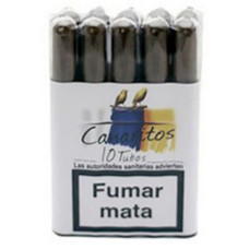 Canaritos - Tubos Puros 10 Stück Zigarren hergestellt auf Teneriffa