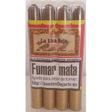 La Rica Hoja - Puro Tubo Zigarren 4 Stück jeweils in Plastikröhrchen hergestellt auf La Palma