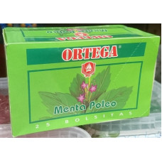 Cafe Ortega - Te Menta Poleo Pfefferminztee 25 Teebeutel je 1,5g 35g hergestellt auf Gran Canaria