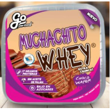 GoFood - Muchachito Whey extra crunch Choco Wafer Schoko-Waffelröllchen 225g Becher hergestellt auf Teneriffa