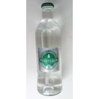 Fuenteror - Agua con gas Mineralwasser mit Kohlensäure 330ml Glasflasche Kronkorken hergestellt auf Gran Canaria
