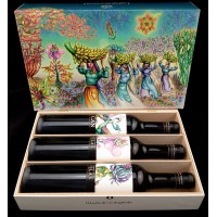 Tajinaste LightfulCanarias CAN Paisajes de las Islas Edicion Especial Jardin de Las Hesperides Vino Tinto Rotwein 3x 500ml hergestellt auf Teneriffa