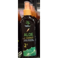 Tabaibaloe - Aloe Carrot Sun Lotion SPF2 Aloe Vera Sonnencreme 200ml hergestellt auf Teneriffa