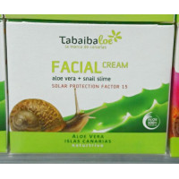Tabaibaloe - Facial Cream Gesichtscreme Sonnenschutz SPF15 Aloe Vera 100ml hergestellt auf Teneriffa