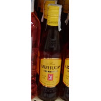 Arehucas - Ron Carta Oro 350ml 37,5% Vol. runde Flasche hergestellt auf Gran Canaria