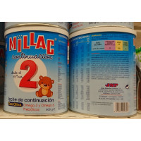 Millac - 2 continuacion Baby Milchpulver ab dem 6. Monat 800g Dose hergestellt auf Gran Canaria