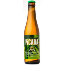 Isla Verde - Picara Cerveza Golden Ale Rubia Especial Bier 5,5% Vol. Glasflasche 330ml hergestellt auf La Palma