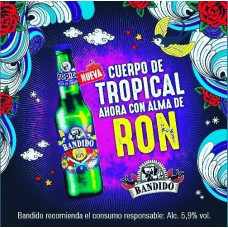Tropical - Bandido Cerveza & Ron Bier & Rum 5,9% Vol. Flasche 330ml hergestellt auf Gran Canaria