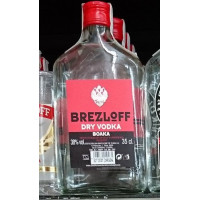 Brezloff - Dry Vodka Boaka Wodka 38% Vol. 350ml hergestellt auf Teneriffa