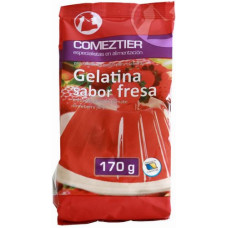 Comeztier - Gelatina Sabor Fresa Götterspeise Erdbeer 2x 85g 170g 8 Portionen hergestellt auf Teneriffa
