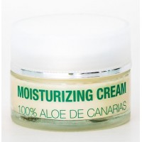Alma de Canarias - Aloe Vera Moisturizing Cream Noche Gesichtscreme Nacht 50ml Glas hergestellt auf Lanzarote