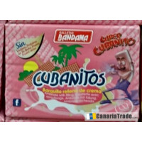 Bandama - Cubanitos Snacks Barquillo Relleno 8 Stück 90g hergestellt auf Gran Canaria