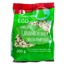 Comeztier - Semillas de Canamo Peladas Eco Canola-Samen geschält Bio 200g Tüte hergestellt auf Teneriffa