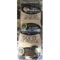 Molino de Gofio Imendi - Gofio de Mezcla (Millo y Trigo) 10x40g Portionspackungen hergestellt auf La Gomera