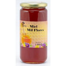 Valsabor - Miel Mil Flores kanarischer Honig Glas 1kg hergestellt auf Gran Canaria