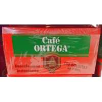 Cafe Ortega - Descafeinado Instantaneo Instant-Kaffee 100x 2g Portionen hergestellt auf Gran Canaria
