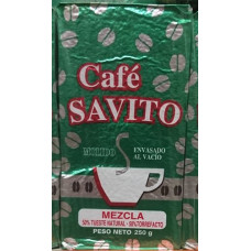 JSP - Cafe Savito Molido Mezcla Kaffee gemahlen Karton 250g hergestellt auf Teneriffa