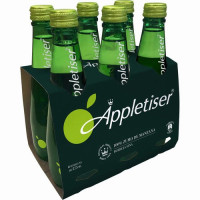 Appletiser - Apfelschorle Apfelsaft mit Kohlensäure 275ml Flasche im 6er-Pack