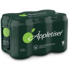 Appletiser - Apfelschorle Apfelsaft mit Kohlensäure 330ml Dose im 6er-Pack hergestellt auf Teneriffa