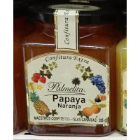 Palmelita - Papaya Naranja Diet Confitura Extra Marmelade Papaya Orange Diät 314g hergestellt auf Teneriffa