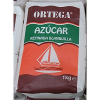 Ortega - Azúcar refinada blanquilla Zucker 1kg hergestellt auf Gran Canaria
