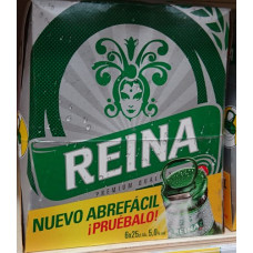 Reina - Cerveza Premium Bier Glasflasche 5% Vol. 6x 250ml hergestellt auf Teneriffa