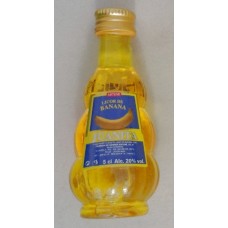 Artemi - Licor de Banana Juanita Bananenlikör 20% Vol. 50ml PET-Miniaturflasche hergestellt auf Gran Canaria
