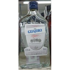 Guajiro - Ron Blanco Cristal weißer Rum 37,5% Vol. 350ml Glasflasche hergestellt auf Teneriffa