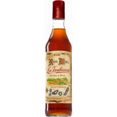 Ron La Indiana - Ron Miel Honey & Rum Honigrum Licor Islas Canarias 20% Vol. 1l hergestellt auf Gran Canaria
