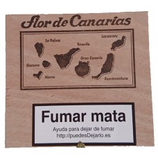 Flor de Canarias - Coronas 10 Zigarren Puros in Holzschatulle hergestellt auf Teneriffa