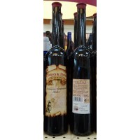 Testamento - Malvasia Aromatica Dulce Vino Tinto Rotwein lieblich 13,5% Vol. 500ml Flasche hergestellt auf Teneriffa