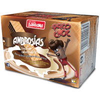 Bandama - Ambrosias Snacks Sabor Chocolate Schokoladenwaffeln 500g hergestellt auf Gran Canaria