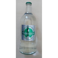 Fuenteror - Agua con gas Mineralwasser mit Kohlensäure 500ml x20 Glasflasche Kronkorken Kasten hergestellt auf Gran Canaria