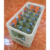 Fuenteror - Agua sin gas Mineralwasser still 750ml x18 Glasflaschen Kronkorken Kasten hergestellt auf Gran Canaria