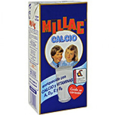 Millac - Leche Milch Calcio 6er Pack 1l Tetrapack hergestellt auf Gran Canaria