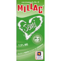 Millac - Leche Semidesnatada Milch halbfett 1,5% 1l Tetrapack hergestellt auf Gran Canaria